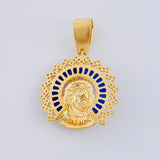 Pendant Face of Christ 7.95 g / 1 1/2 in 18K Yellow Gold