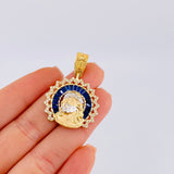Pendant Face of Christ 7.95 g / 1 1/2 in 18K Yellow Gold