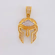 Pendant Gladiator Helmet 3.5 g / 1 1/4 in 18K Yellow Gold