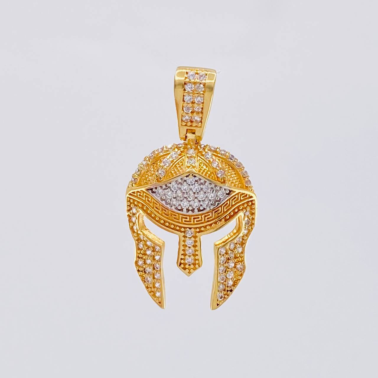Pendant Gladiator Helmet 3.5 g / 1 1/4 in 18K Yellow Gold