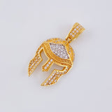 Pendant Gladiator Helmet 3.5 g / 1 1/4 in 18K Yellow Gold