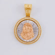 Dije Medalla Rostro Jesus 5.55 g / 1 1/4 in Tres Oros 18K