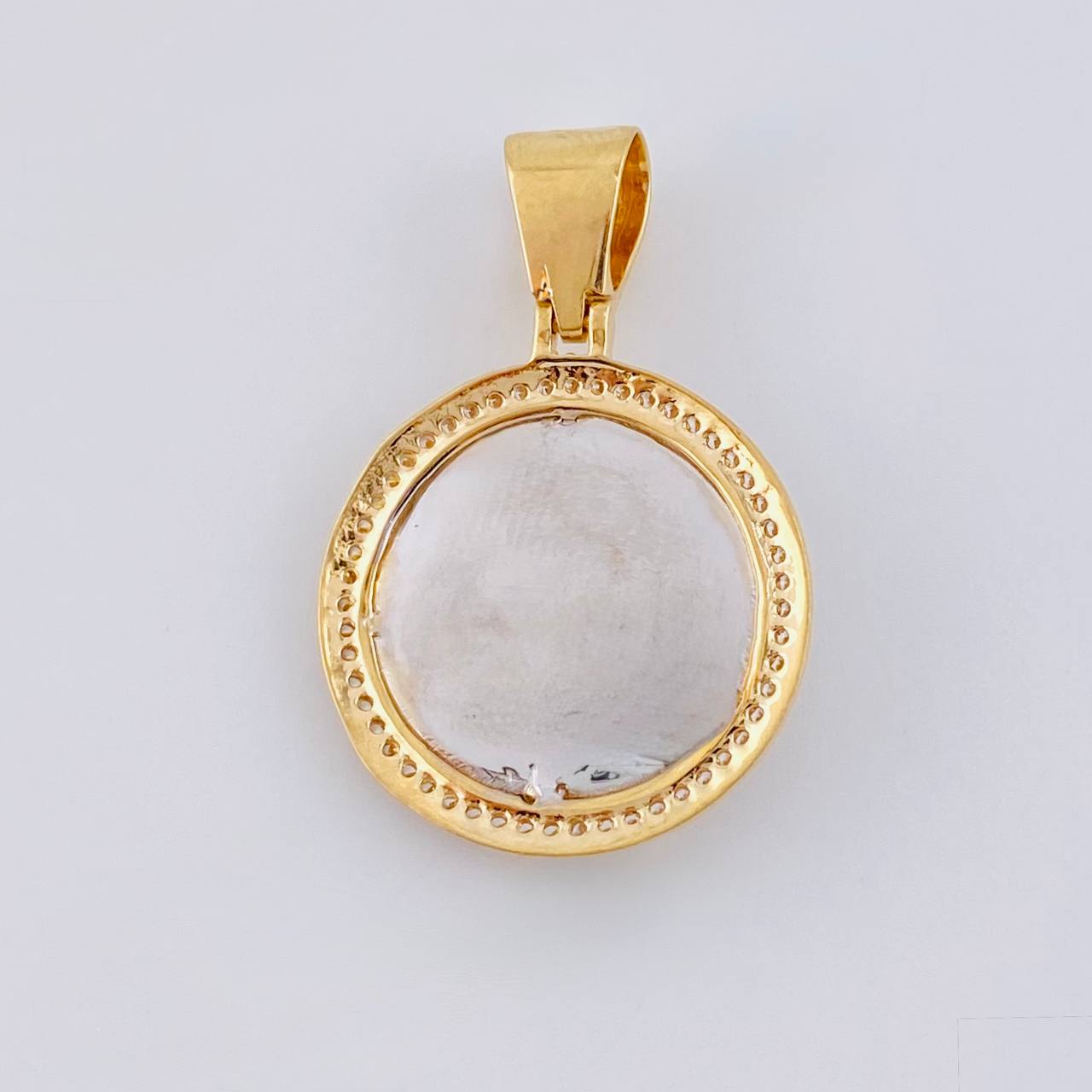 Dije Medalla Rostro Jesus 5.55 g / 1 1/4 in Tres Oros 18K