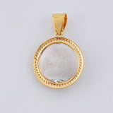 Dije Medalla Rostro Jesus 5.55 g / 1 1/4 in Tres Oros 18K