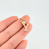 Dije Corona Letra Y 1.65g / 1 in Oro Amarillo 18K