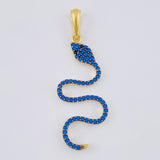 Pendant Serpiente 1.8 g / 1 1/2 in Yellow Gold 18K