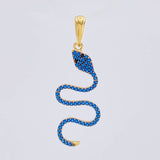 Pendant Serpiente 1.8 g / 1 1/2 in Yellow Gold 18K