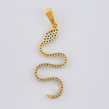 Pendant Serpiente 1.8 g / 1 1/2 in Yellow Gold 18K