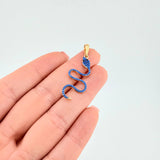 Pendant Serpiente 1.8 g / 1 1/2 in Yellow Gold 18K