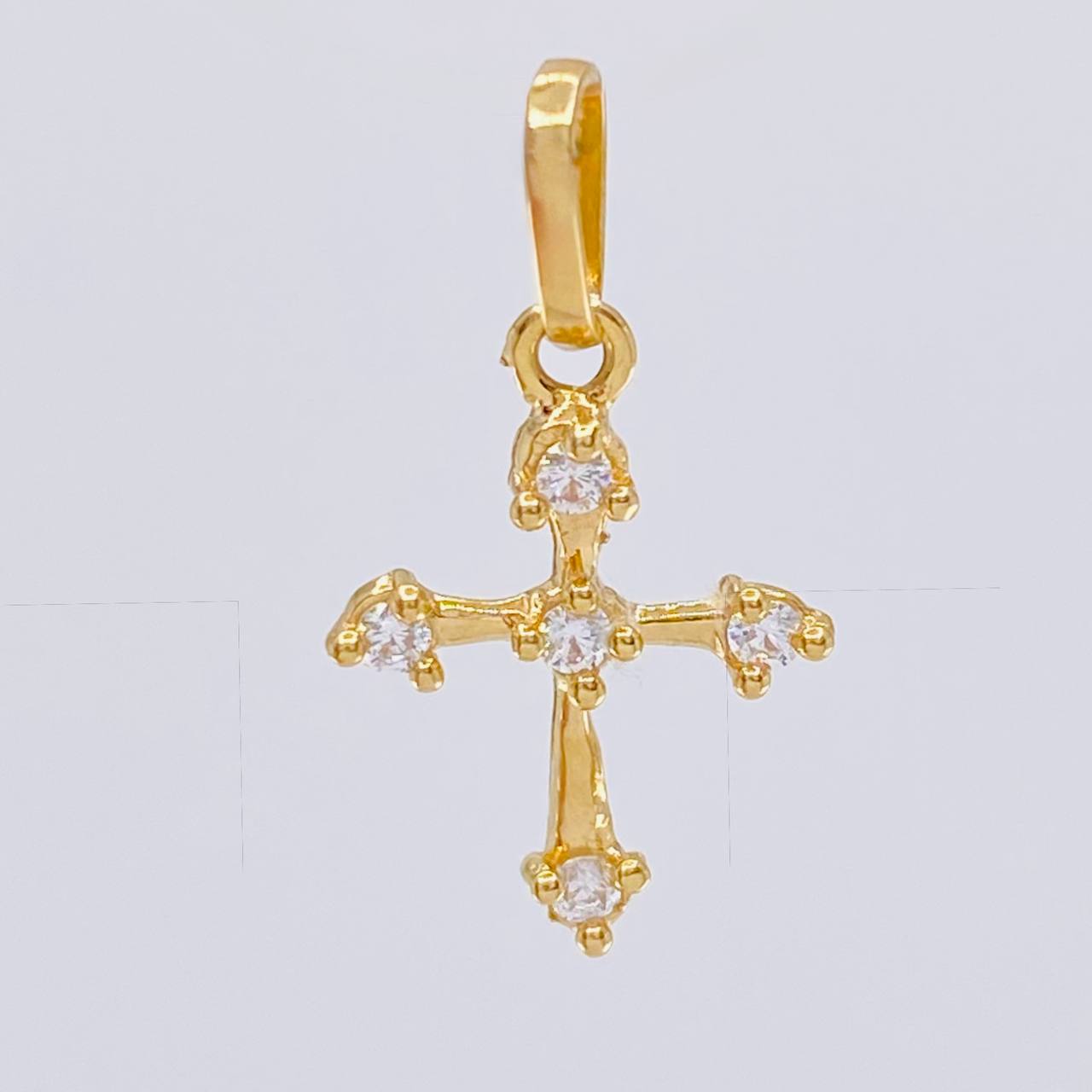 Pendant Cross Arrow 0.7 g / 3/4 in Yellow Gold 18K