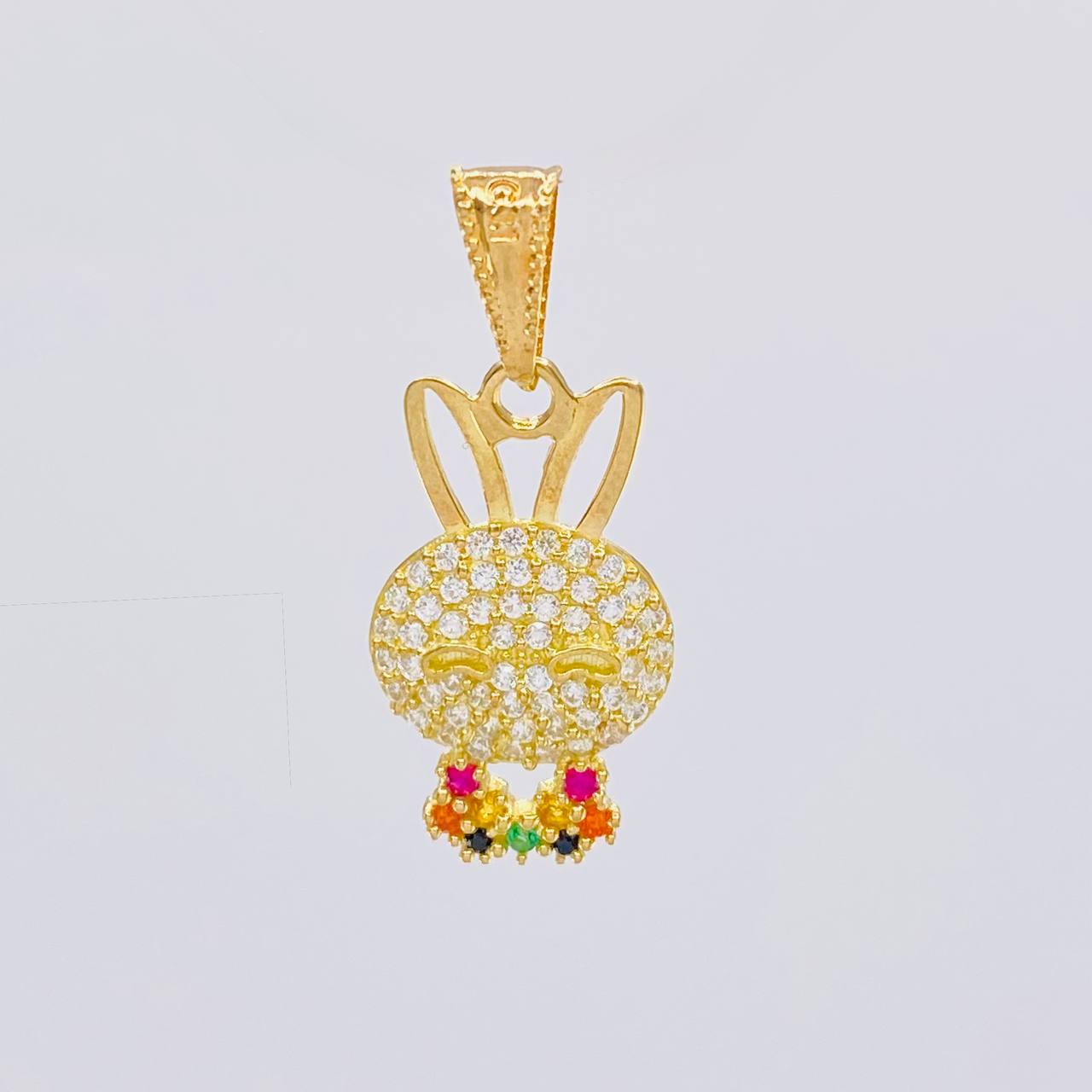 Dije Rostro Conejo 1.4 g / 1 in Oro Amarillo 18K