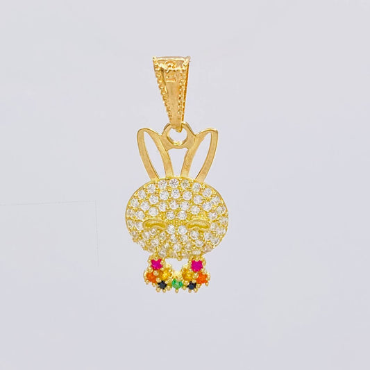 Dije Rostro Conejo 1.4 g / 1 in Oro Amarillo 18K