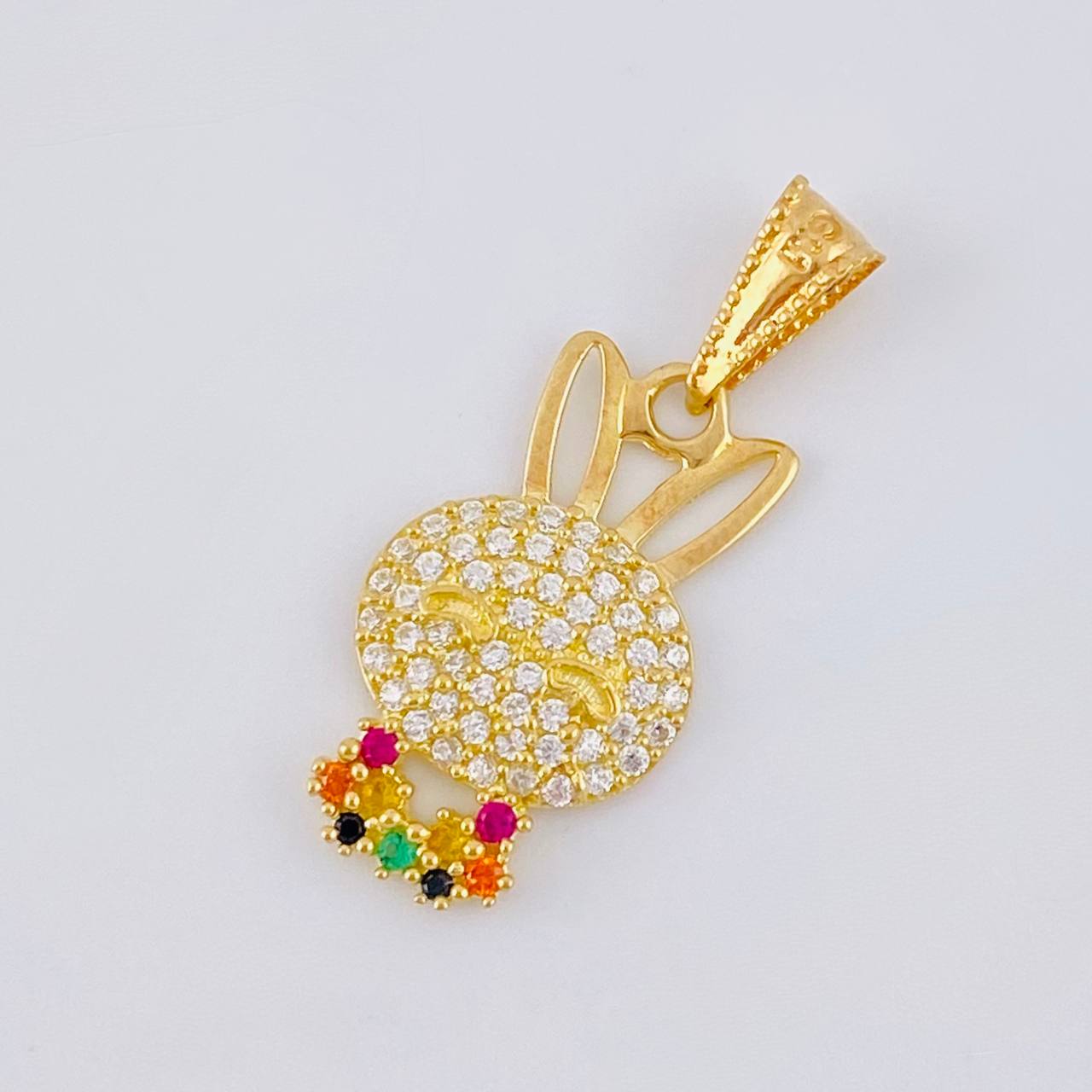 Dije Rostro Conejo 1.4 g / 1 in Oro Amarillo 18K