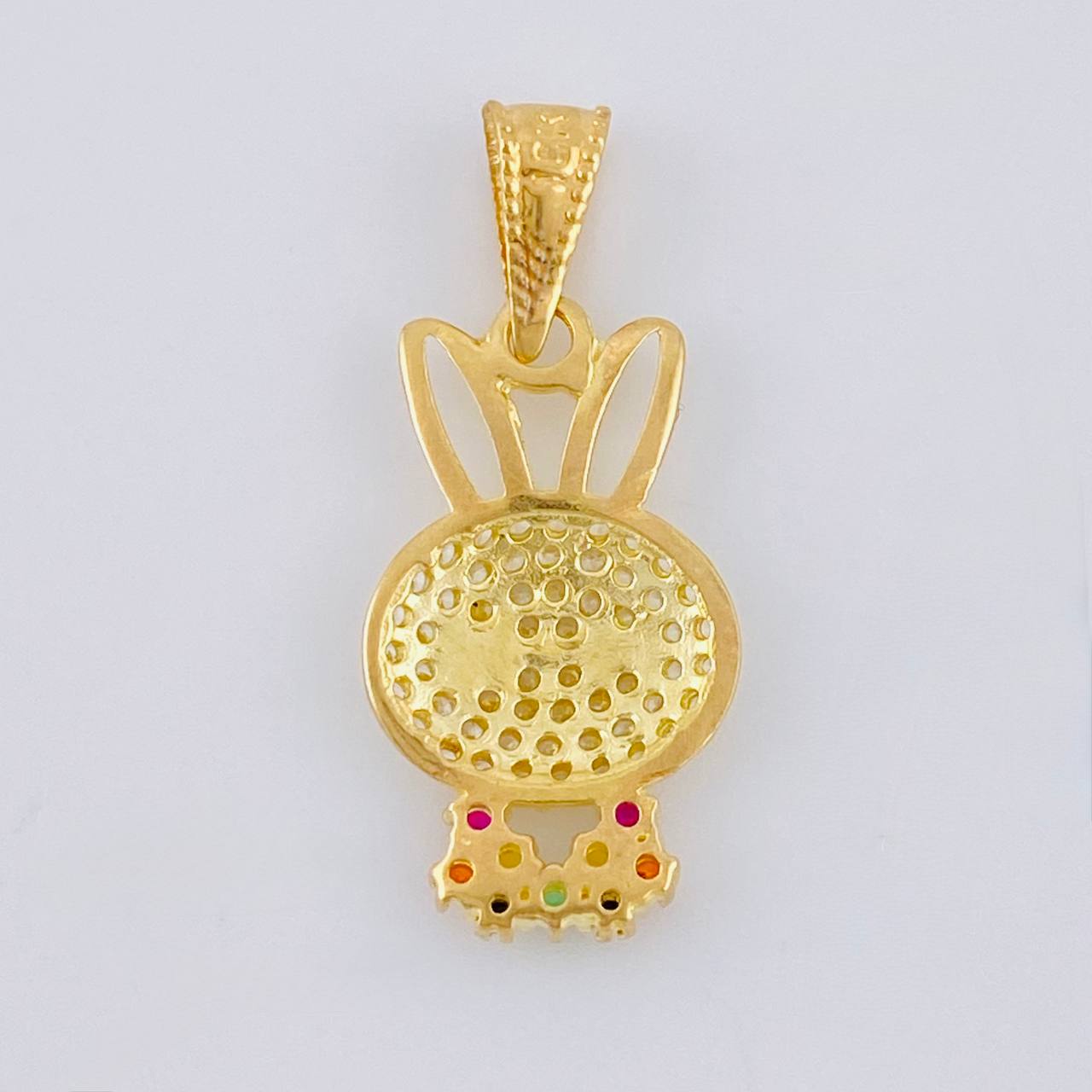 Dije Rostro Conejo 1.4 g / 1 in Oro Amarillo 18K