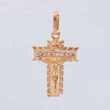 Pendant Cross Lord Of Miracles 2.15 g / 1 in 18K Rose Gold