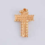 Pendant Cross Lord Of Miracles 2.15 g / 1 in 18K Rose Gold