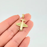 Pendant Airplane 2.65 g / 1 1/4 in Yellow Gold 18K