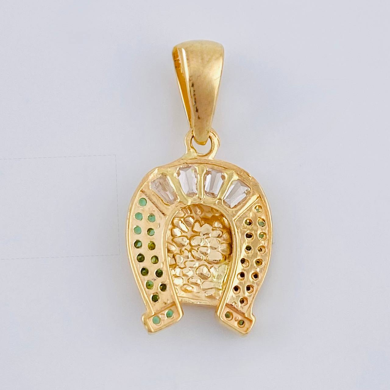 Dije Herradura Caballo 2.6 g / 1 in Oro Amarillo 18K