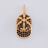 Dije Gorra NY 1.9 g / 3/4 in Oro Rosa 18K