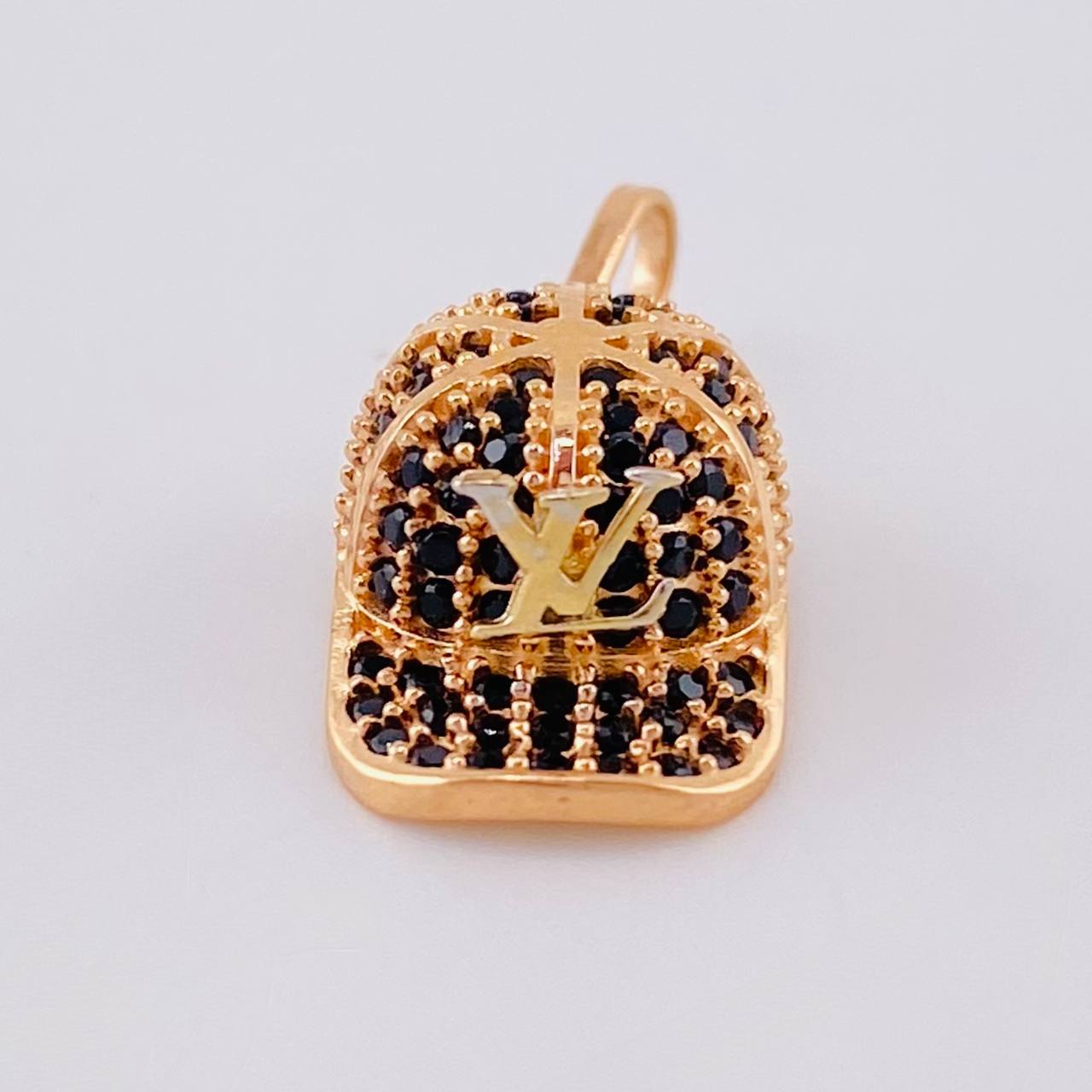 Dije Gorra NY 1.9 g / 3/4 in Oro Rosa 18K