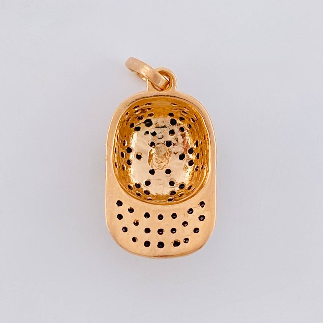 Dije Gorra NY 1.9 g / 3/4 in Oro Rosa 18K