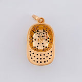 Dije Gorra NY 1.9 g / 3/4 in Oro Rosa 18K