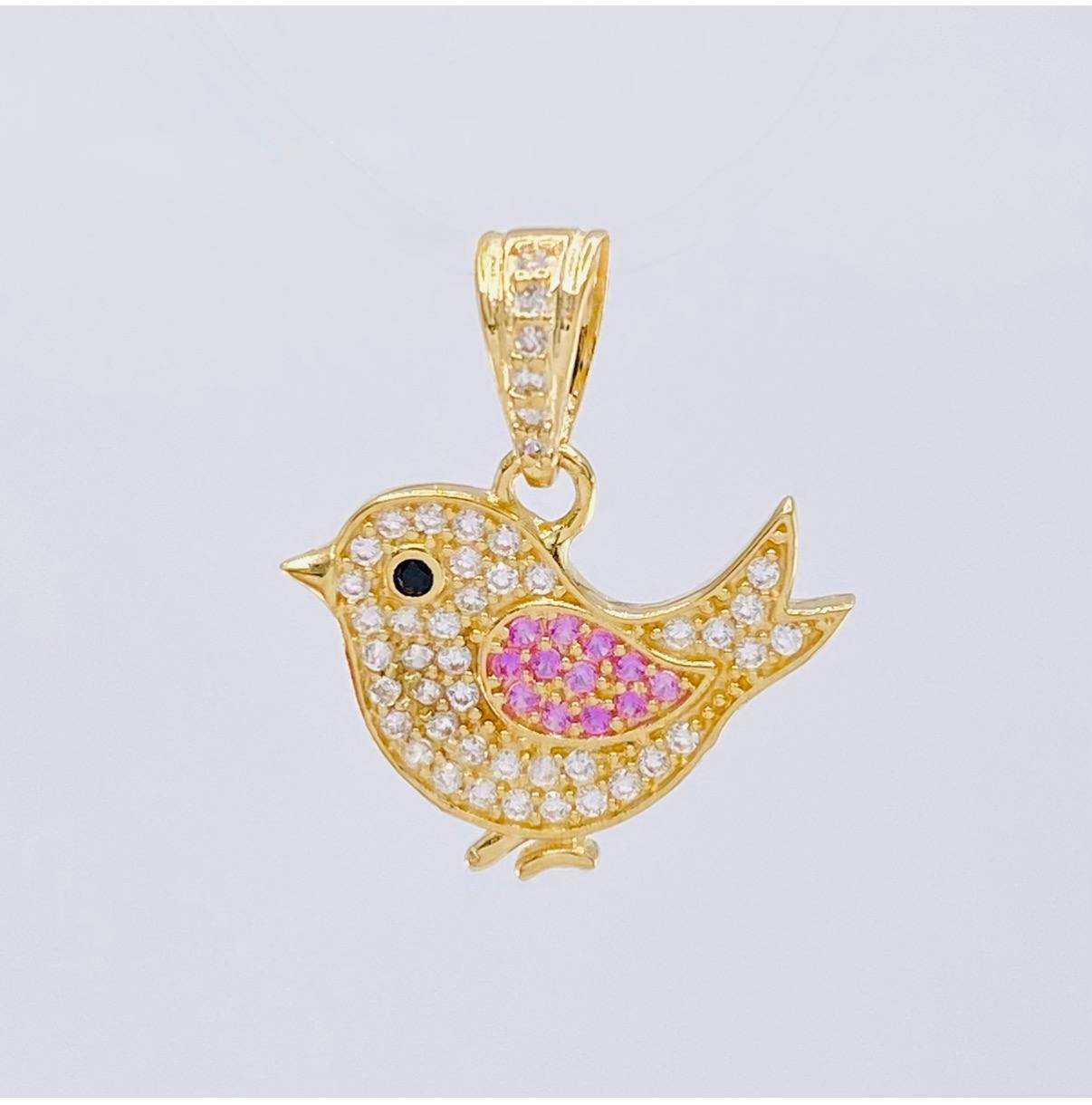 Pendant Bird 1.65 g / 3/4 in Yellow Gold 18K