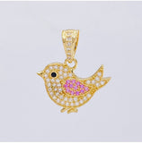 Pendant Bird 1.65 g / 3/4 in Yellow Gold 18K