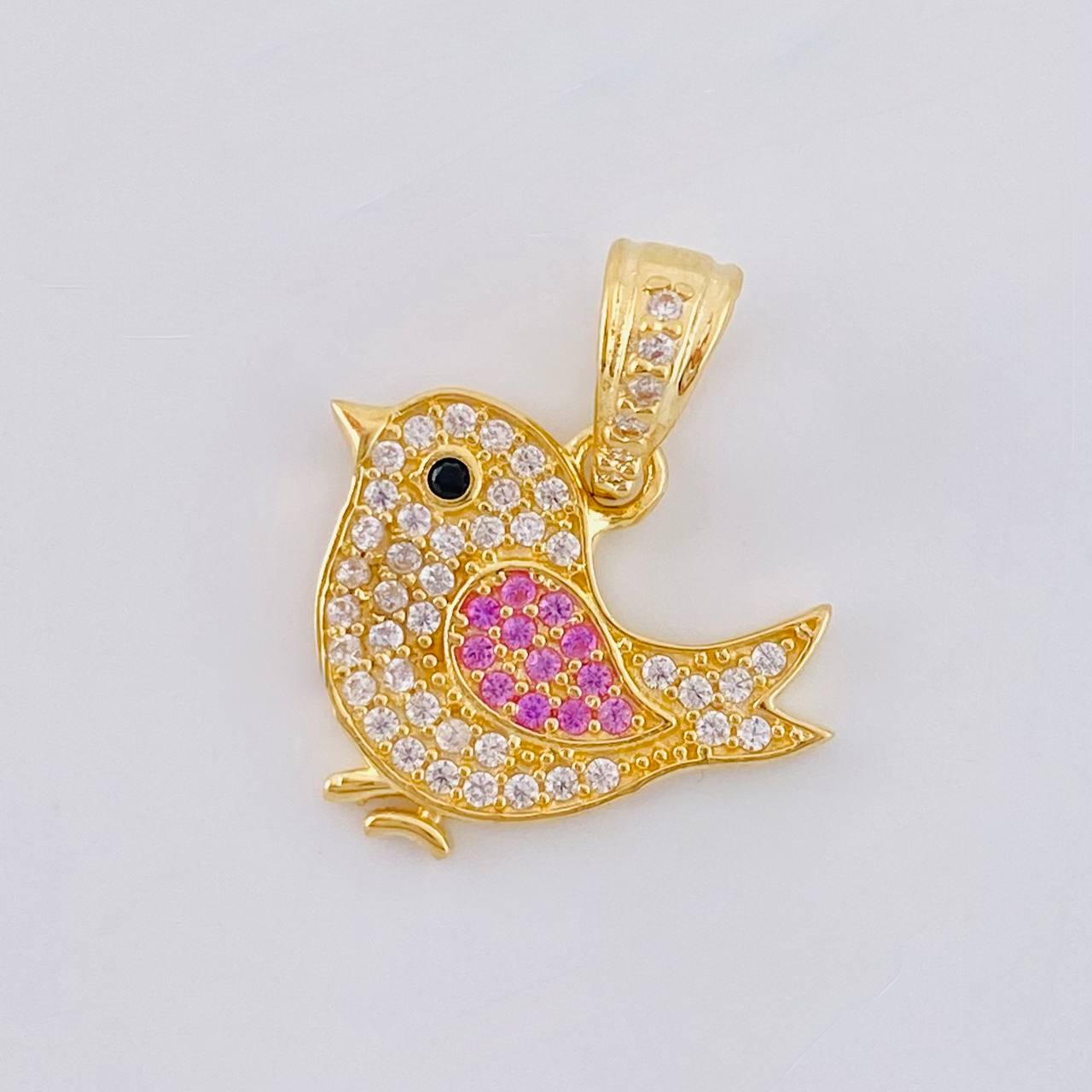 Pendant Bird 1.65 g / 3/4 in Yellow Gold 18K