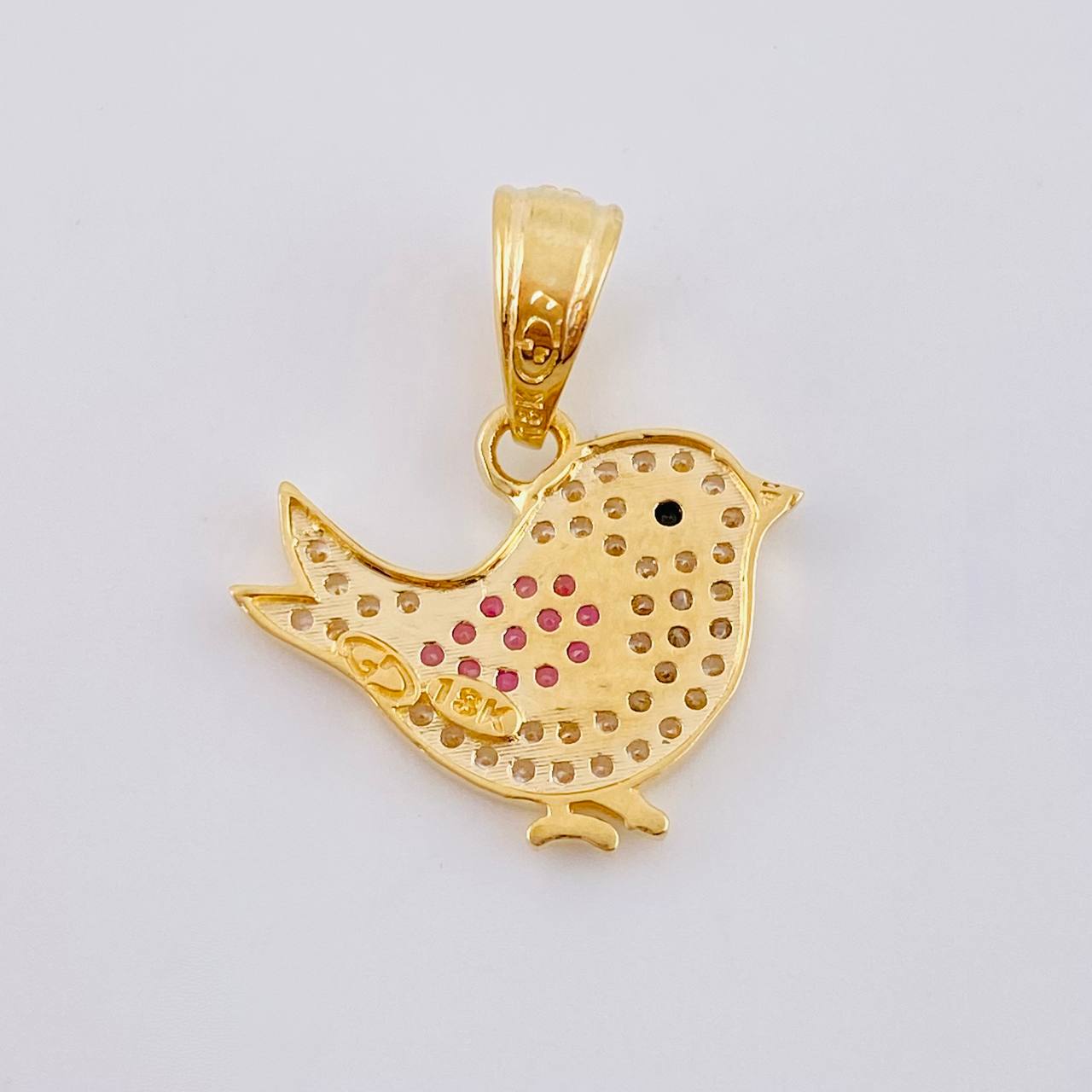 Pendant Bird 1.65 g / 3/4 in Yellow Gold 18K