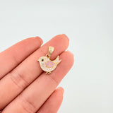 Pendant Bird 1.65 g / 3/4 in Yellow Gold 18K