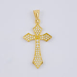 Dije Cruz Gotica 1.95 g / 1 1/2 in Oro Amarillo 18K