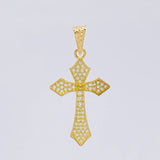 Dije Cruz Gotica 1.95 g / 1 1/2 in Oro Amarillo 18K