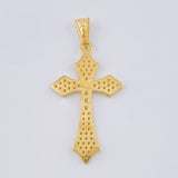 Dije Cruz Gotica 1.95 g / 1 1/2 in Oro Amarillo 18K