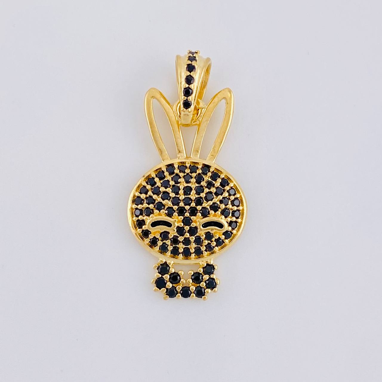 Pendant Rabbit Face 2.25 g / 1 in 18K Yellow Gold