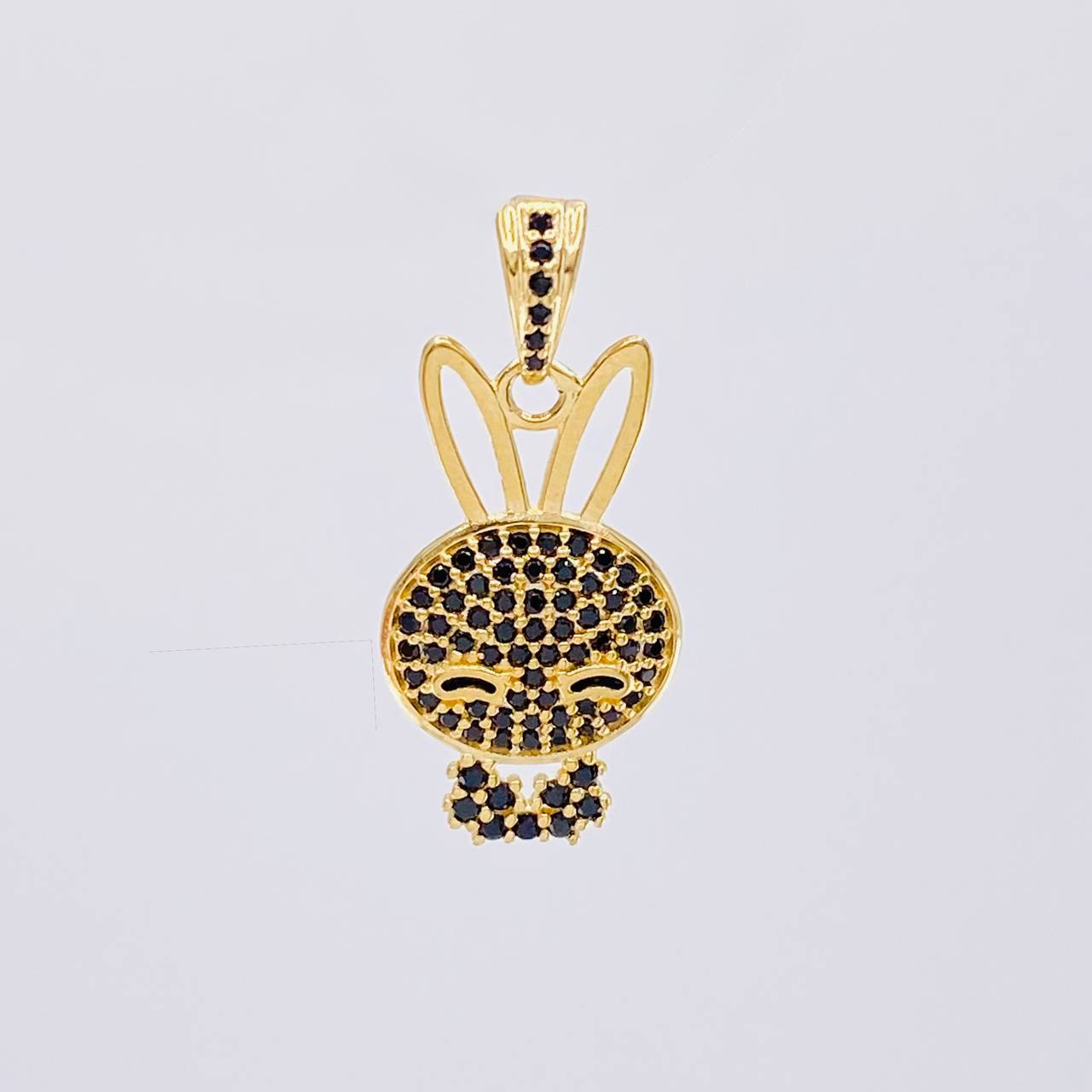 Pendant Rabbit Face 2.25 g / 1 in 18K Yellow Gold
