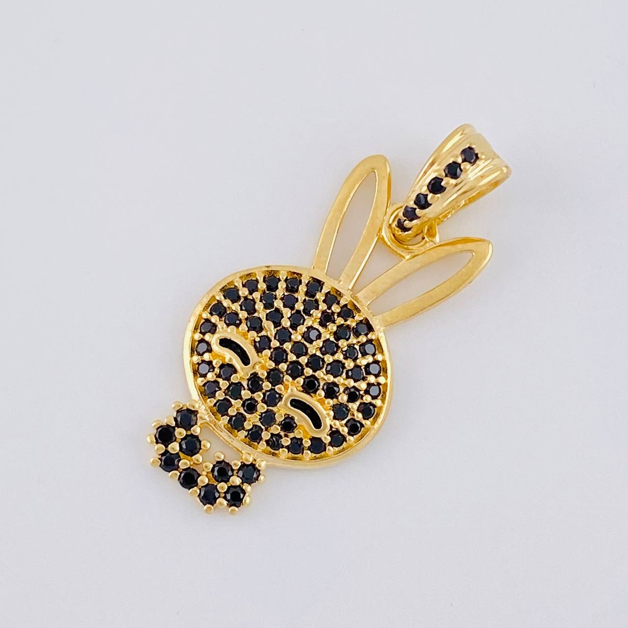 Pendant Rabbit Face 2.25 g / 1 in 18K Yellow Gold