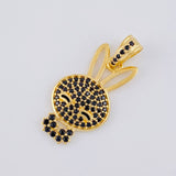 Pendant Rabbit Face 2.25 g / 1 in 18K Yellow Gold