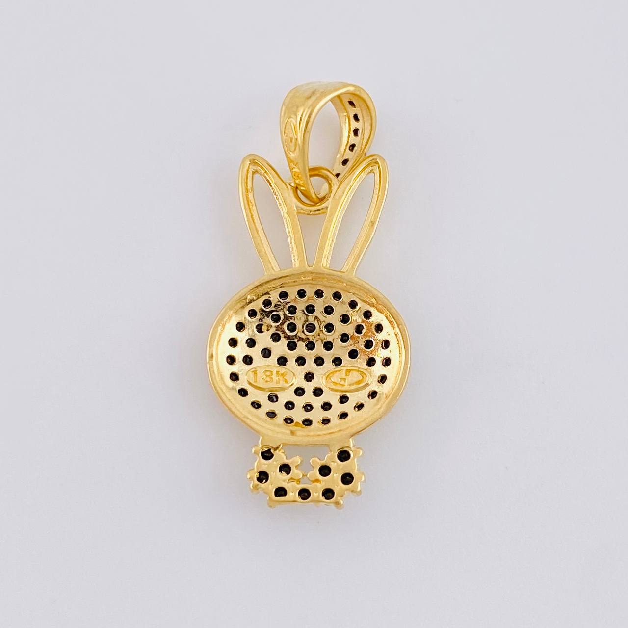 Pendant Rabbit Face 2.25 g / 1 in 18K Yellow Gold