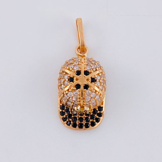 Dije Gorra NY 2.1 g / 3/4 in Oro Rosa 18K