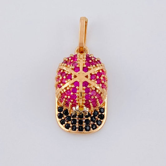 Dije Gorra Ny 1.95 g / 3/4 in Oro Rosa 18K