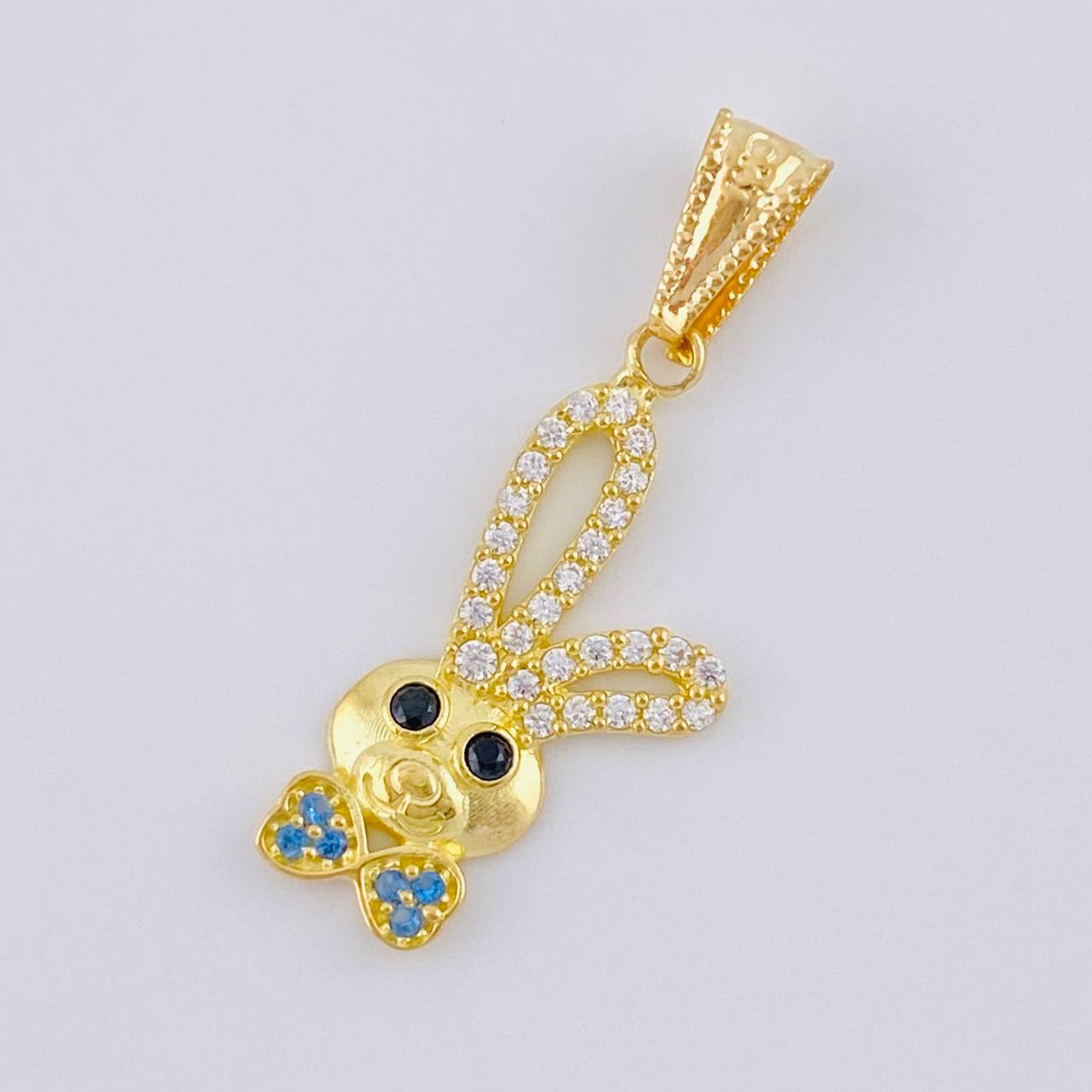 Pendant Rabbit Face 1.15 g / 1 in Yellow Gold 18K