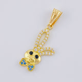 Pendant Rabbit Face 1.15 g / 1 in Yellow Gold 18K