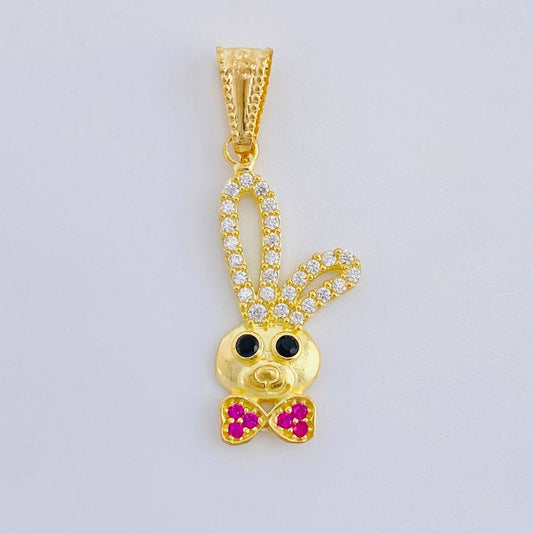 Dije Rostro Conejo 1.15 g / 1 in Oro Amarillo 18K