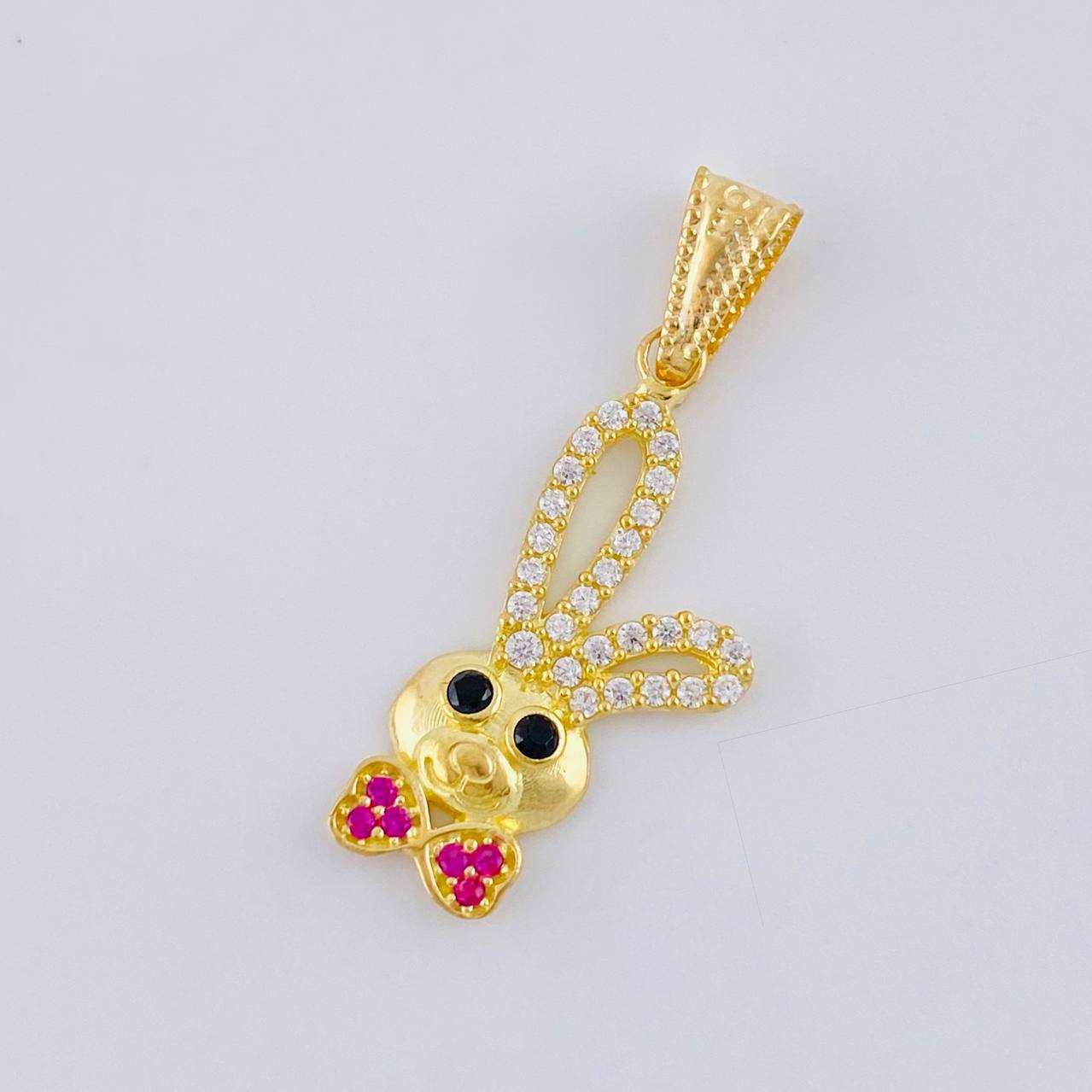 Pendant Rabbit Face 1.15 g / 1 in Yellow Gold 18K