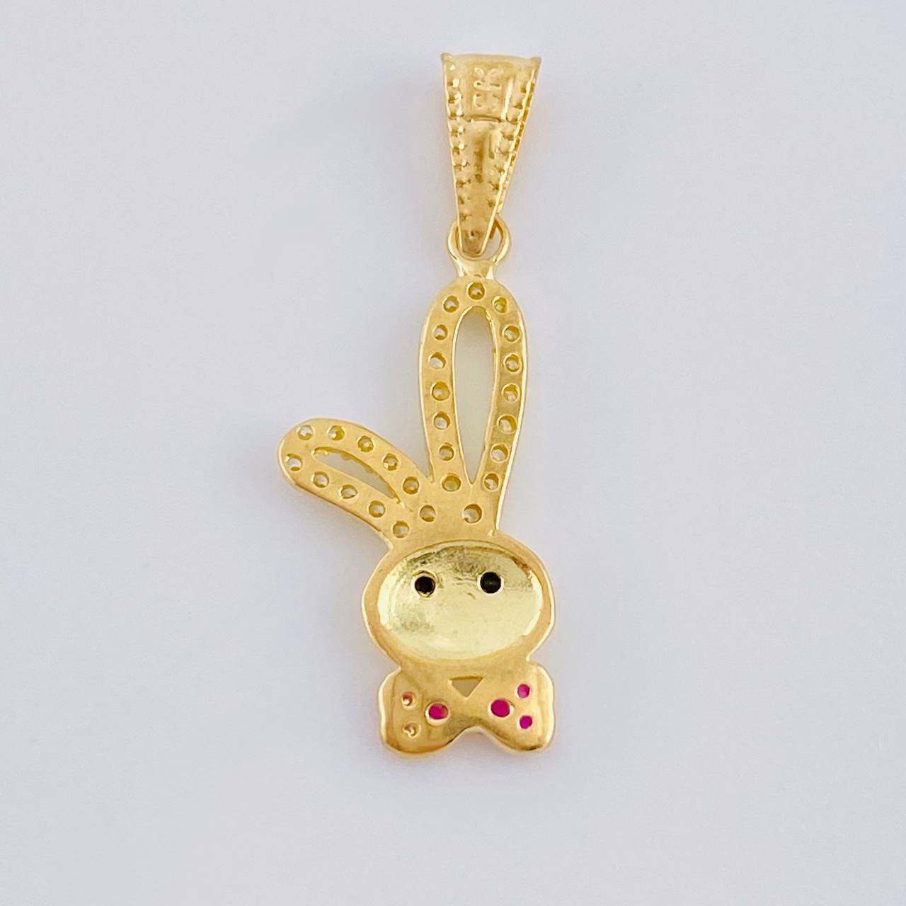 Pendant Rabbit Face 1.15 g / 1 in Yellow Gold 18K