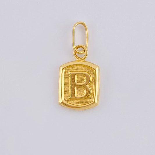 Dije Letra B 0.35 g / 1/2 in Oro Amarillo 18K