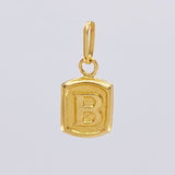 Dije Letra B 0.35 g / 1/2 in Oro Amarillo 18K
