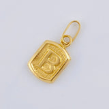Dije Letra B 0.35 g / 1/2 in Oro Amarillo 18K