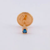 Topos Unico Cuatro Garras Diamante 2 Pts 0.2 g / in / 1.6 mm Oro Rosa 18K